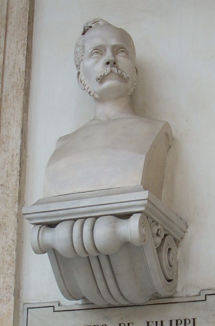 Filippo De Filippi s bust, University of Turin central seat, Turin, Italy - 02.JPG